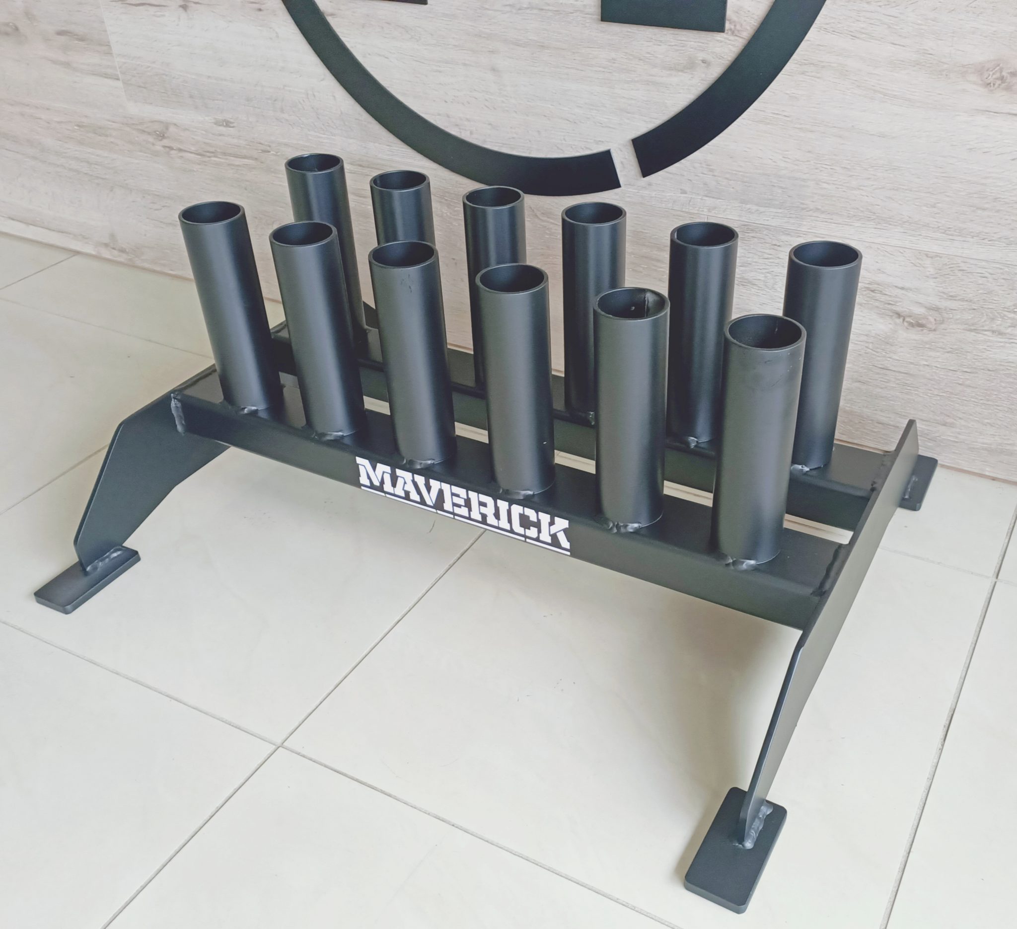 Vertical Barbell Storage 12 Barbell Maverick Strength and Conditioning